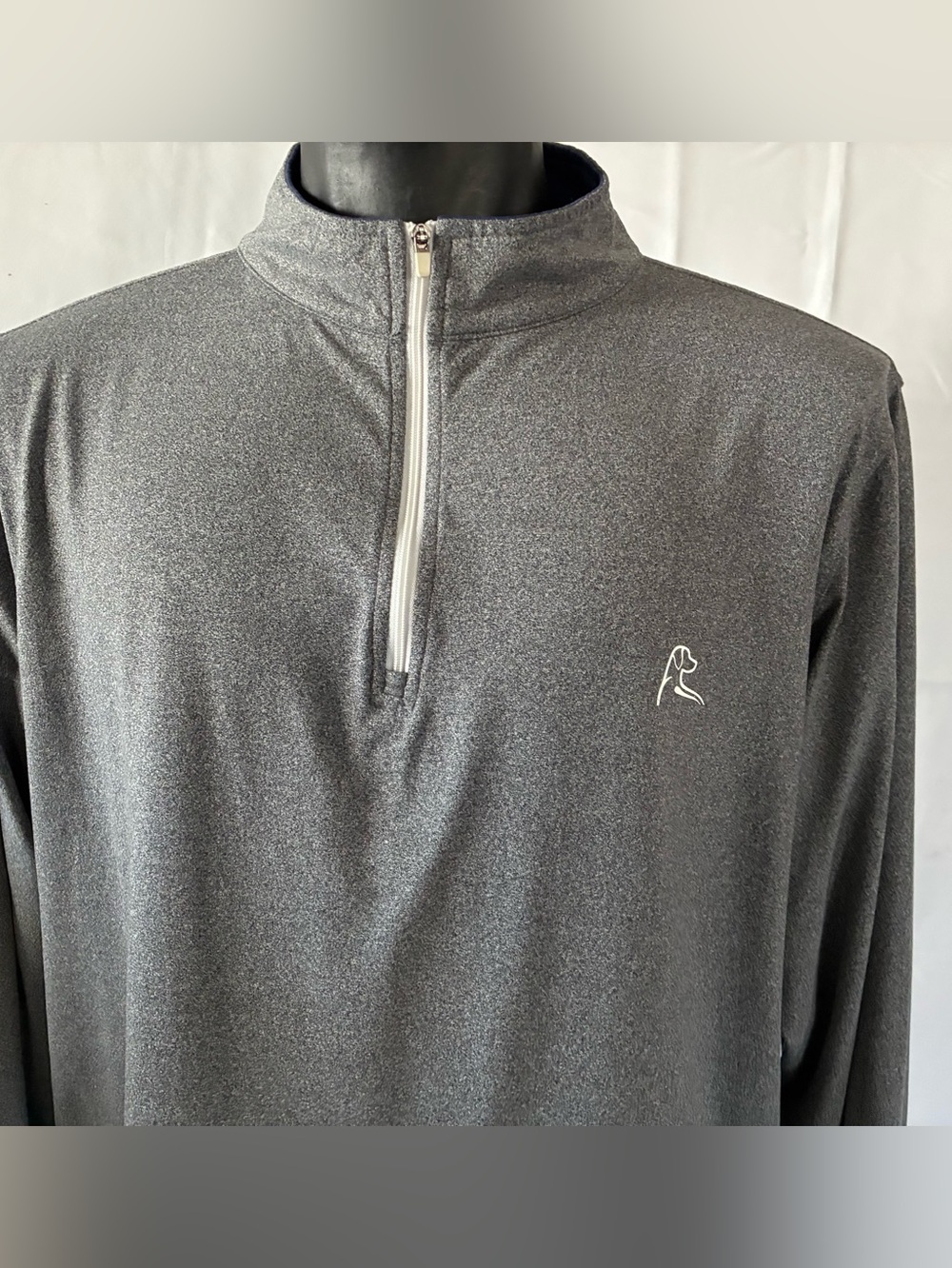 RHOBACK mens size XL 1/4 zip pullover
